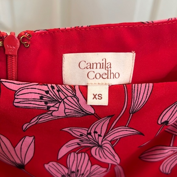 Camila Coelho Red mini dress - Picture 2 of 4